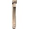 Ekena Millwork Imperial Arts and Crafts Smooth Bracket w/ Offset Brace, Douglas Fir, 5 1/2"W x 34"D x 40"H BKT0604X34X40IMP03SDF - alternate 2